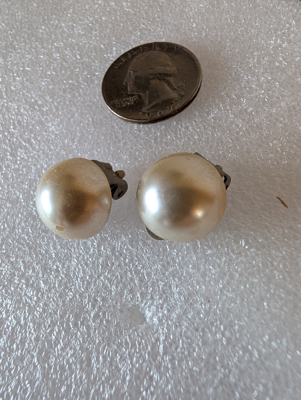 Classic Cream Pearl Clip-On Earrings